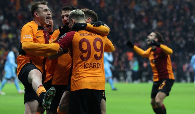 Dev maçta kazanan Galatasaray