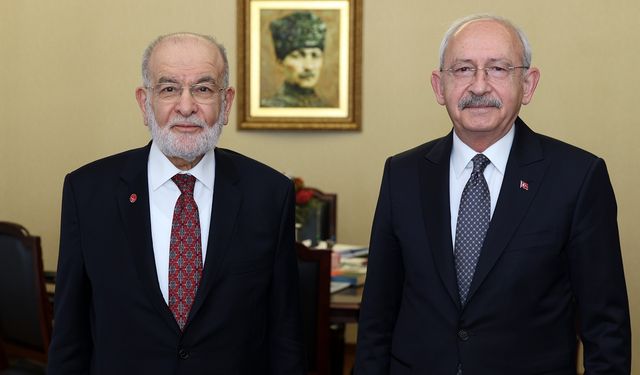 Kılıçdaroğlu ile Karamollaoğlu bir araya geldi