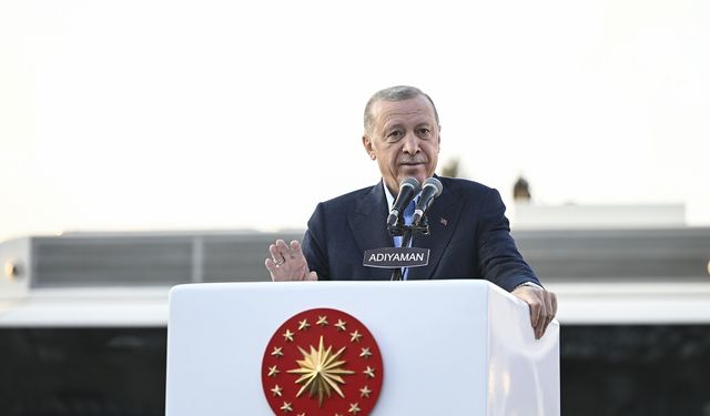 Cumhurbaşkanı Erdoğan Adıyaman'da konuştu