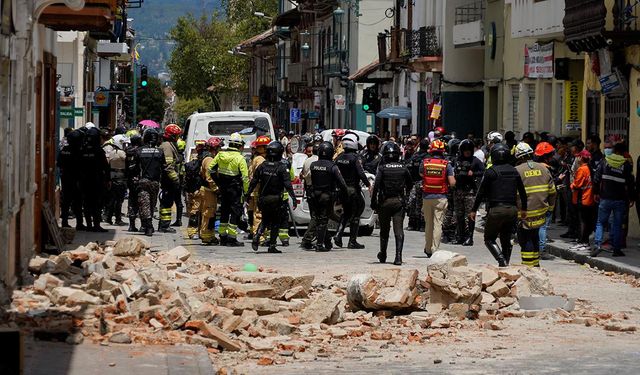 Ekvador'da depremde ölenlerin sayısı 14'e yükseldi