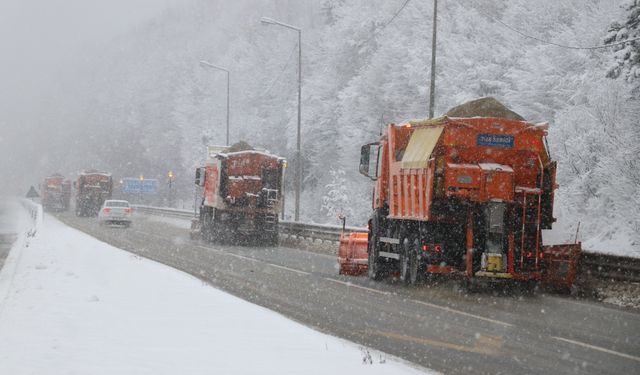 Marmara'da kar yağışı başladı