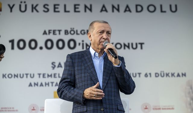 Cumhurbaşkanı Erdoğan Şanlıurfa'da konuştu