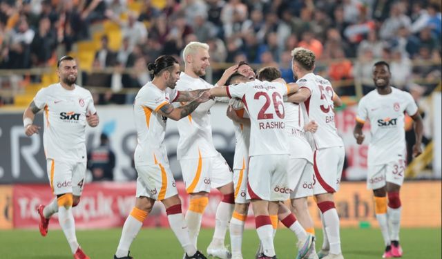 Galatasaray deplasmanda 4 golle kazandı