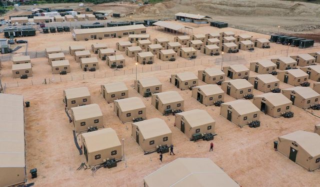 Hatay'da NATO Çadır Kenti kuruldu