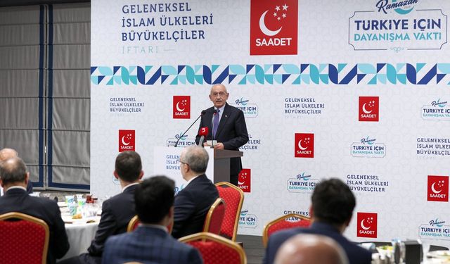 Kılıçdaroğlu, "Orta Doğu Barış Teşkilatı kurmaya karar verdik"