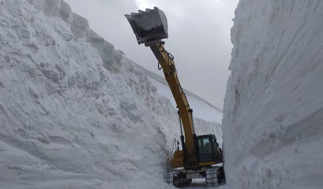 Şırnak'ta mayıs ayında 5 metre kar