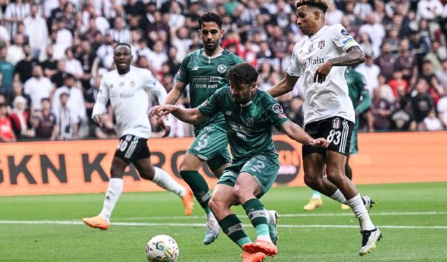 Beşiktaş Konyaspor'la 3-3 berabere kaldı