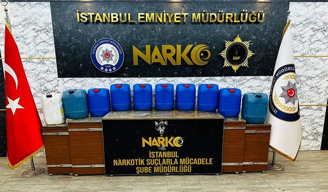 İstanbul'da 530 kilo metamfetamin ele geçirildi