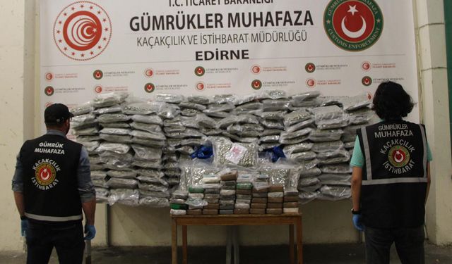 Kapıkule'de 358 kilo uyuşturucu ele geçirildi