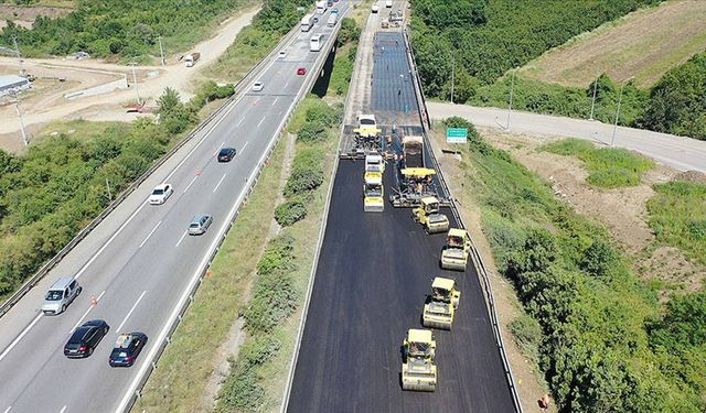 İstanbul - Ankara Otoyolu'nda 6 gün sürecek çalışma başlıyor