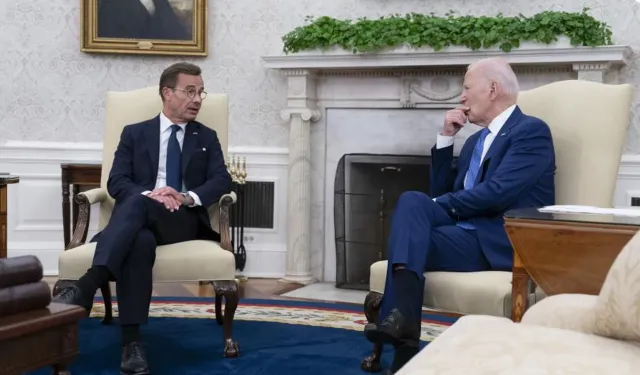 Biden ve Kristersson, İsveç'in NATO'ya üyeliğini görüştü