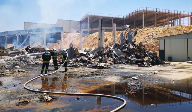 Gaziantep'teki fabrika yangını 35 milyon dolarlık hasara neden oldu