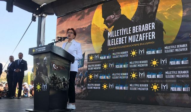 Akşener partisinin yol haritasını açıkladı