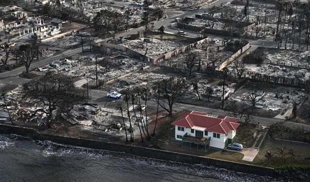 Hawaii yangınında zarar görmeyen "mucize ev" gündem oldu