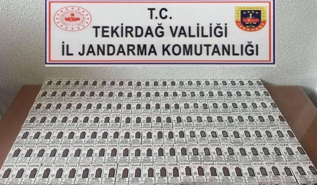 Tekirdağ'da 193 kaçak elektronik sigara ele geçirildi