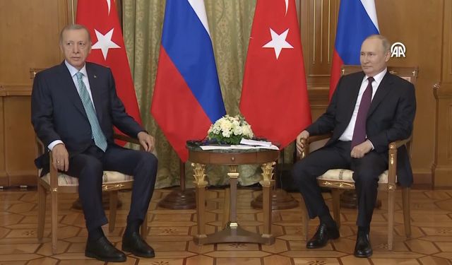 Erdoğan ile Putin arasındaki kritik görüşme başladı