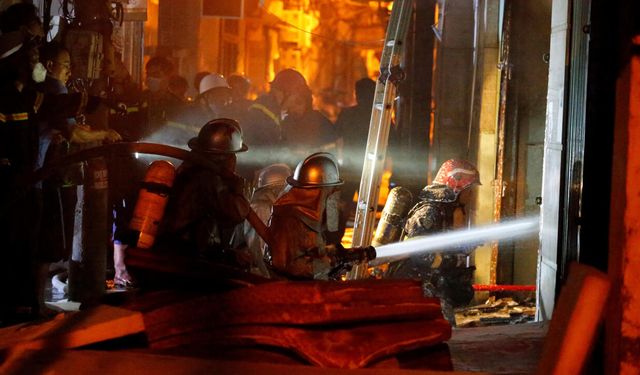 Hakkari'de öğrenci yurdunda yangın