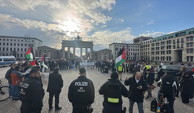 Almanya'da Filistin'e destek mitingi yasaklandı