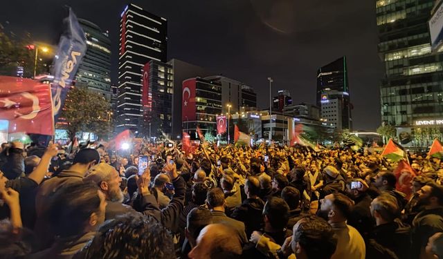 Katil İsrail'in Gazze'ye saldırıları yurt genelinde protesto edildi