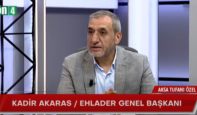 Ehlader Başkanı Akaras, Aksa Tufanı Özel programında konuştu