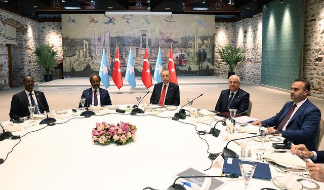 Erdoğan, Somali Cumhurbaşkanı Mahmud ile görüştü