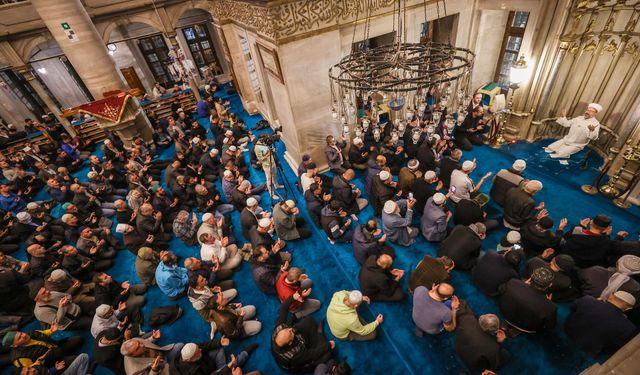 İstanbul'da Filistin için dua etkinliği