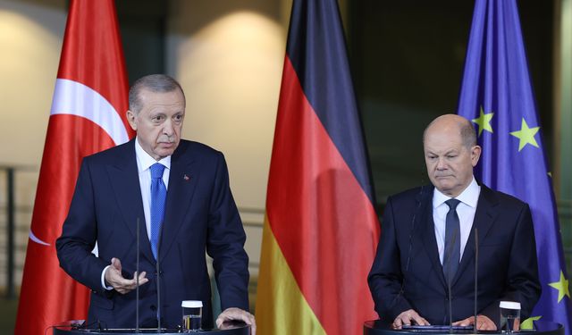 Almanya Başbakanı Scholz Türkiye'de