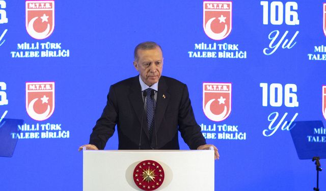 Cumhurbaşkanı Erdoğan MTTB'de konuştu