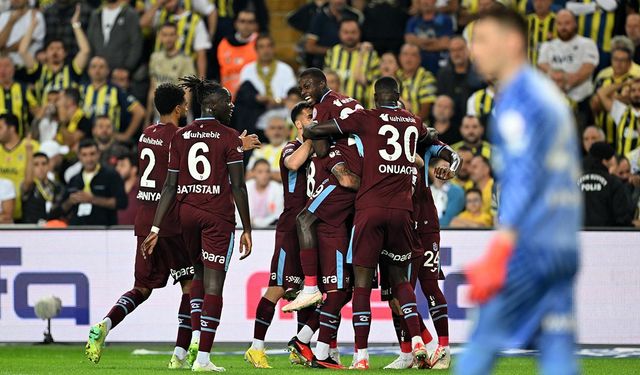 Trabzonspor Kadıköy'de 26 yıl sonra kazandı