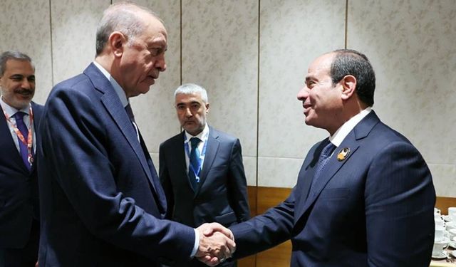 Erdoğan, Sisi ile Gazze'yi görüştü