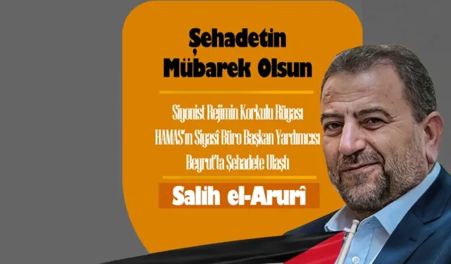 EHLADER'den Salih el-Aruri için taziye mesajı