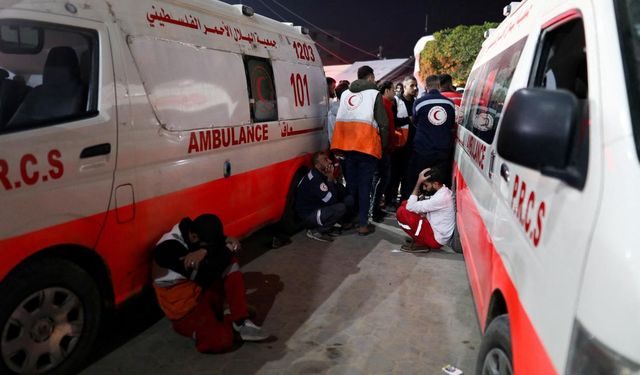 İşgalci İsrail'in ambulans saldırısında 4 sağlık görevlisi şehit oldu