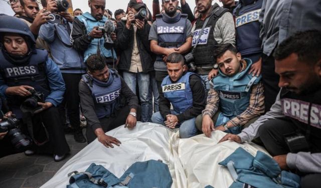 Gazze'de 7 Ekim'den bu yana 141 gazeteci şehit oldu
