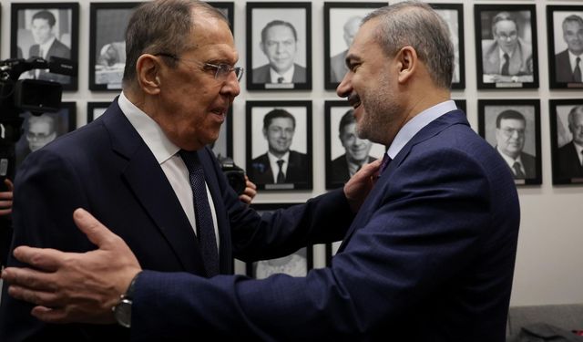 Fidan ve Lavrov bir araya geldi