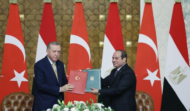 Erdoğan ile Sisi Ortak Bildiri imzaladı