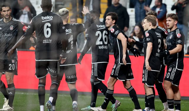 Beşiktaş Türkiye Kupası'nda yarı finale yükseldi