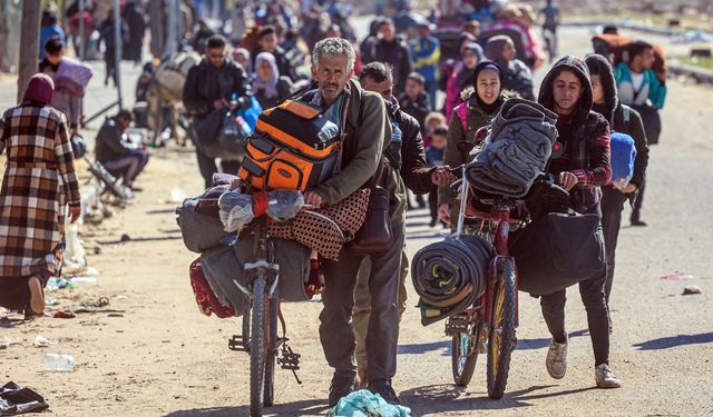 Gazze'deki nüfusun yüzde 90'ından fazlası yerinden edildi