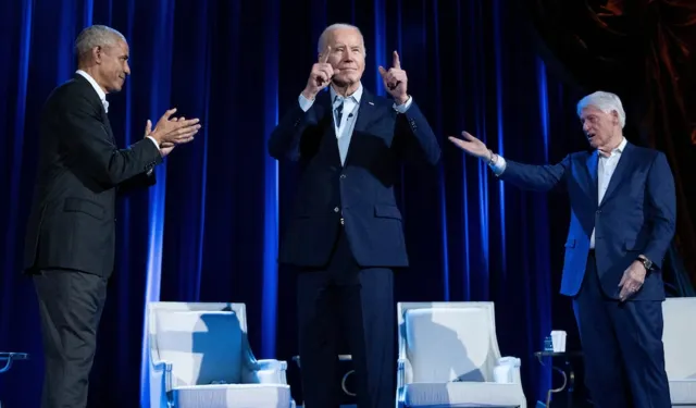 Biden, Obama ve Clinton protesto edildi