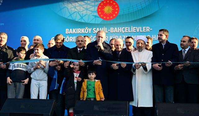 Bakırköy-Kirazlı metro hattı açıldı