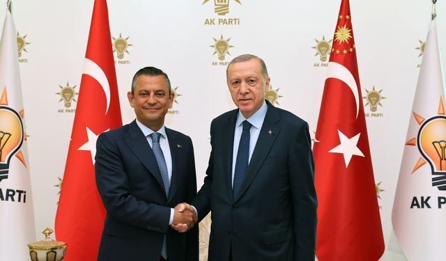 Cumhurbaşkanı Erdoğan, Özgür Özel'i kabul etti