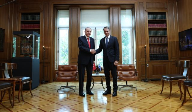 Cumhurbaşkanı Erdoğan ile Miçotakis bir yıl içerisinde 4'üncü kez buluşacak