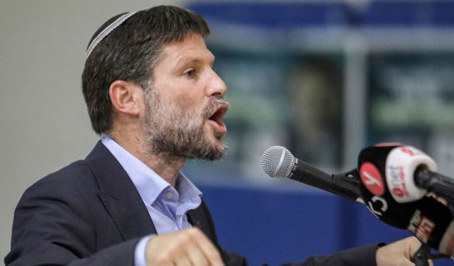 Siyonist bakan Smotrich: Misyonum Filistin devletinin kurulmasını engellemek