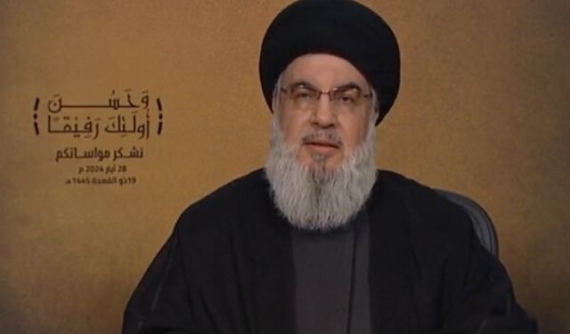 Nasrallah'tan işgalci İsrail'in Refah saldırısına sert tepki