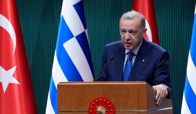Cumhurbaşkanı Erdoğan: Yunanistan ile aramızda çözülmeyecek sorun yok