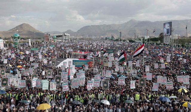Yemen'den Gazze protestolarına destek