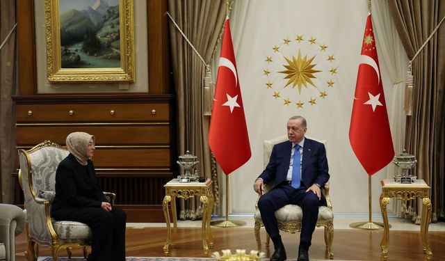 Cumhurbaşkanı Erdoğan, Ayşe Ateş'i kabul etti