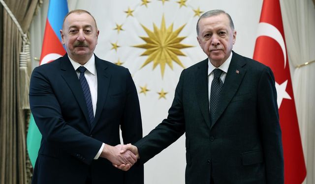 Azerbaycan Cumhurbaşkanı Aliyev Ankara'da