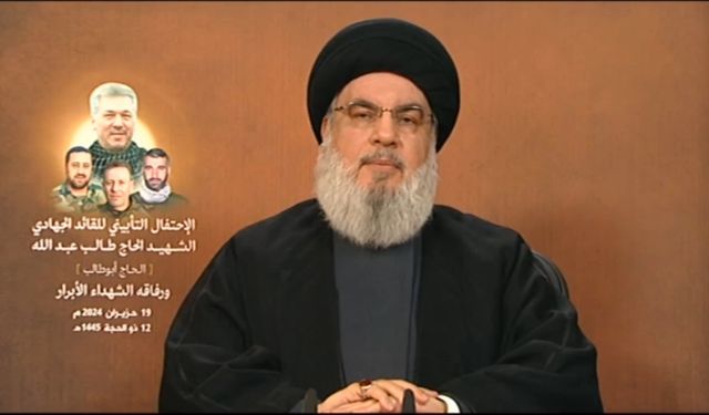 Nasrallah: Hudhud İHA'sı bize bilgiler getirdi