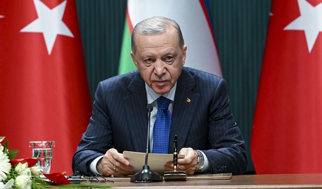 Cumhurbaşkanı Erdoğan: Özbekistan ile ticaret hacmimizde hedef 10 milyar dolar