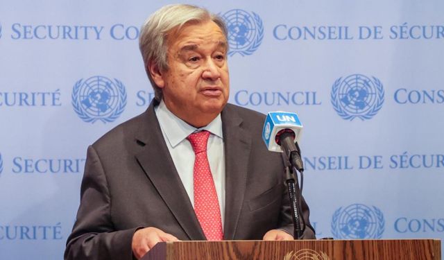 Guterres: Gazze'de her yer potansiyel ölüm bölgesi